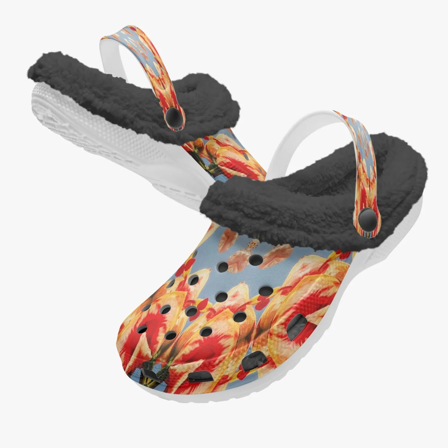 475. Lined All Over Printed Clogs