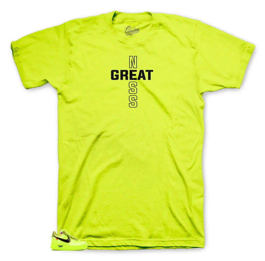 Air Force 1 The Ten Volt Greatness Cross Shirt