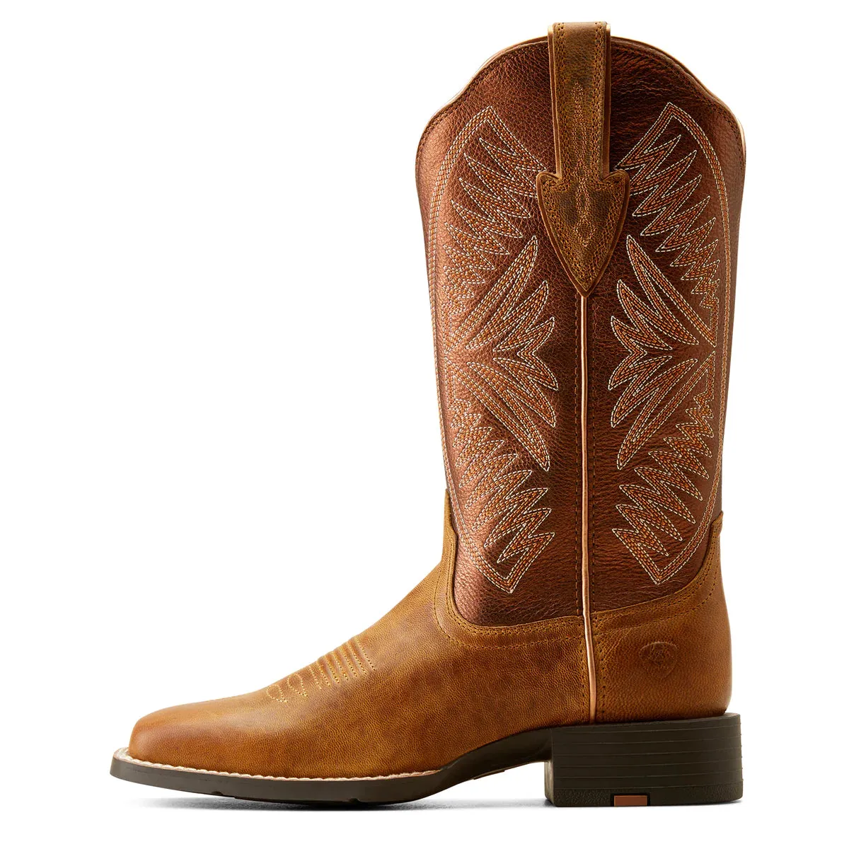 Ariat Women's Round Up Ruidoso | Pearl/Burnished Chestnut