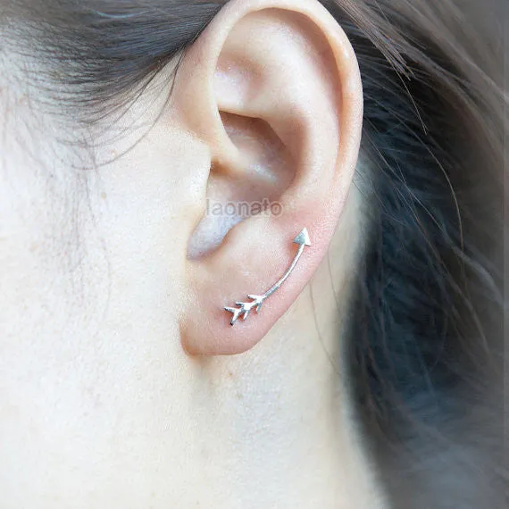 Arrow Ear Climber, ear cuff