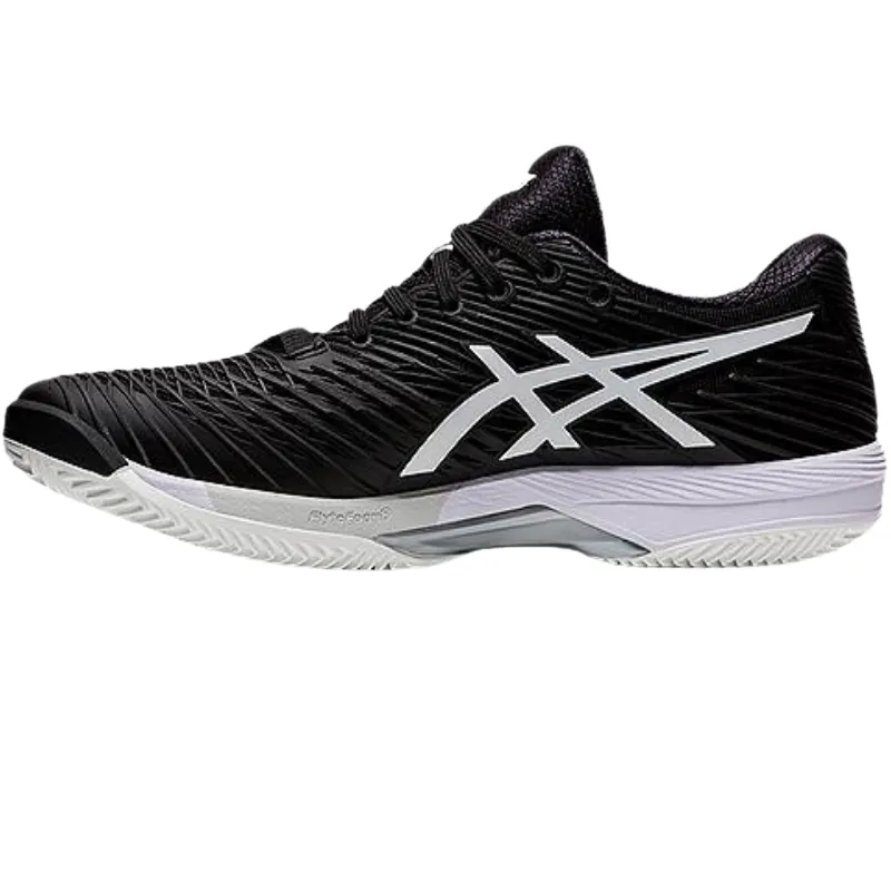 Asics Solution Speed FF 2 Clay Tennis Shoes - Black/White