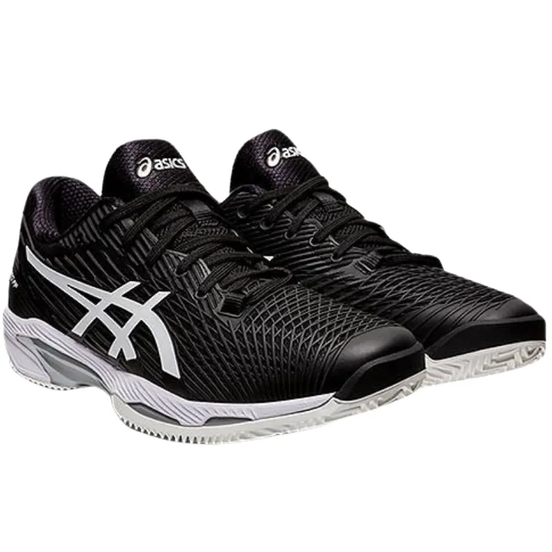 Asics Solution Speed FF 2 Clay Tennis Shoes - Black/White