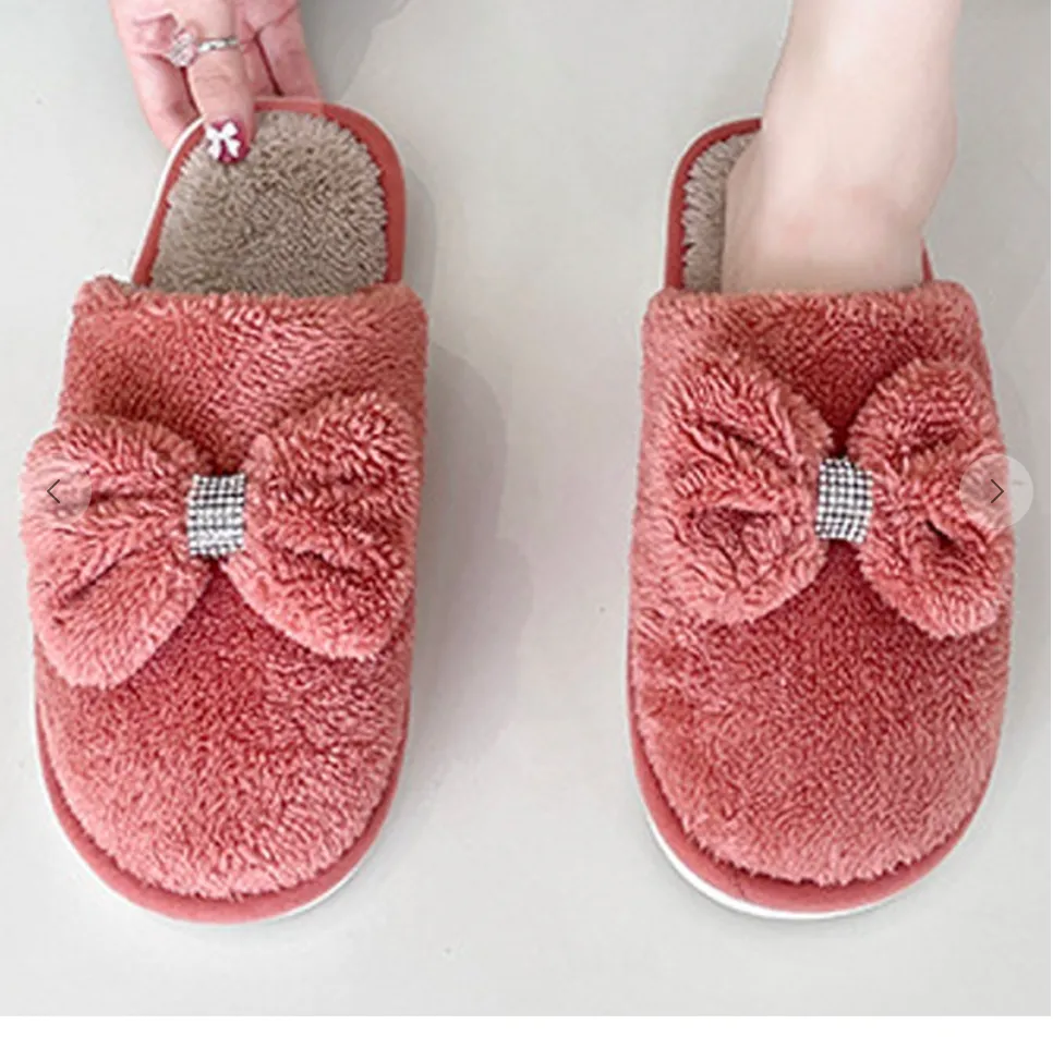 BLING Bow Slipper