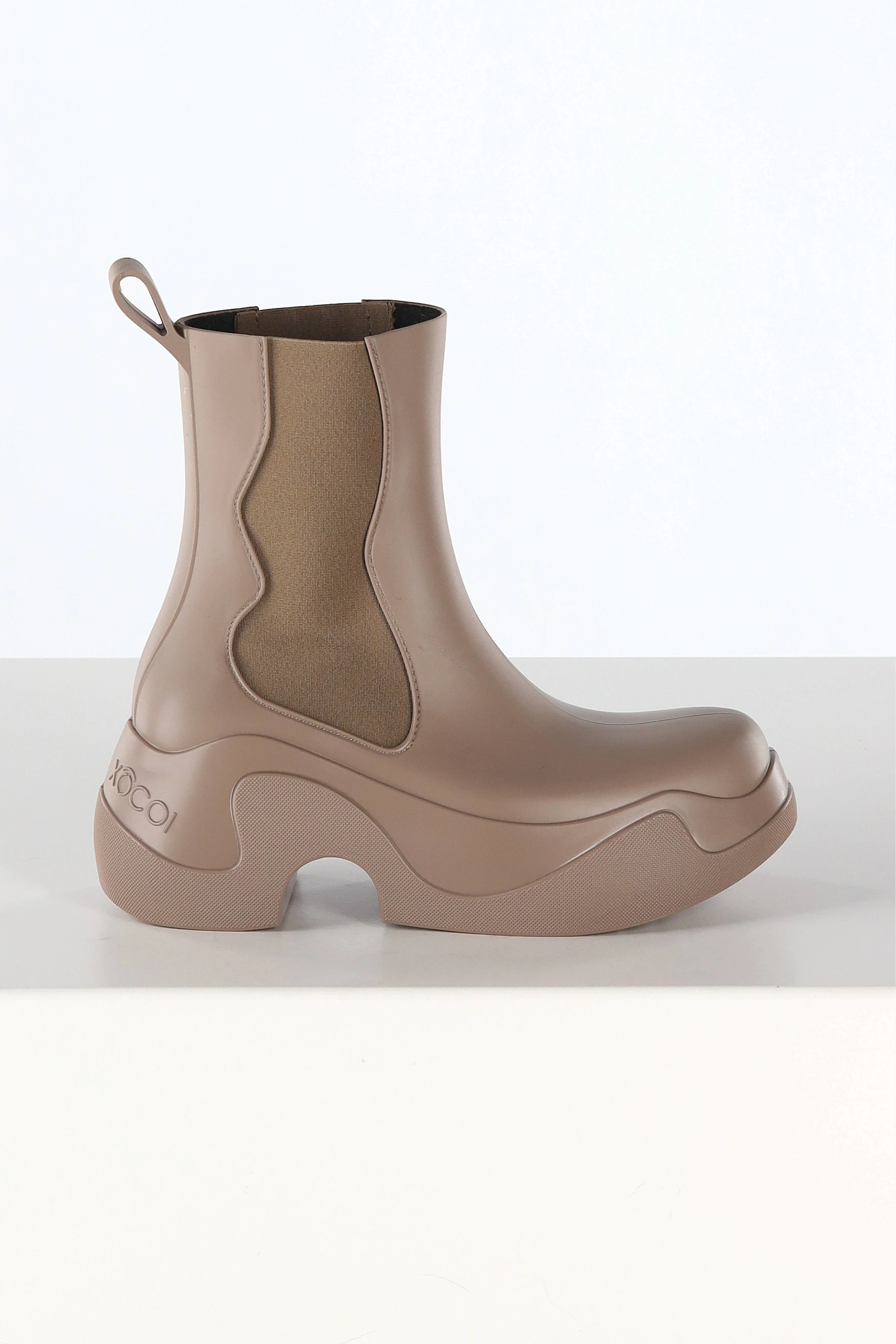 Boots PVC Recyclable in Tortora