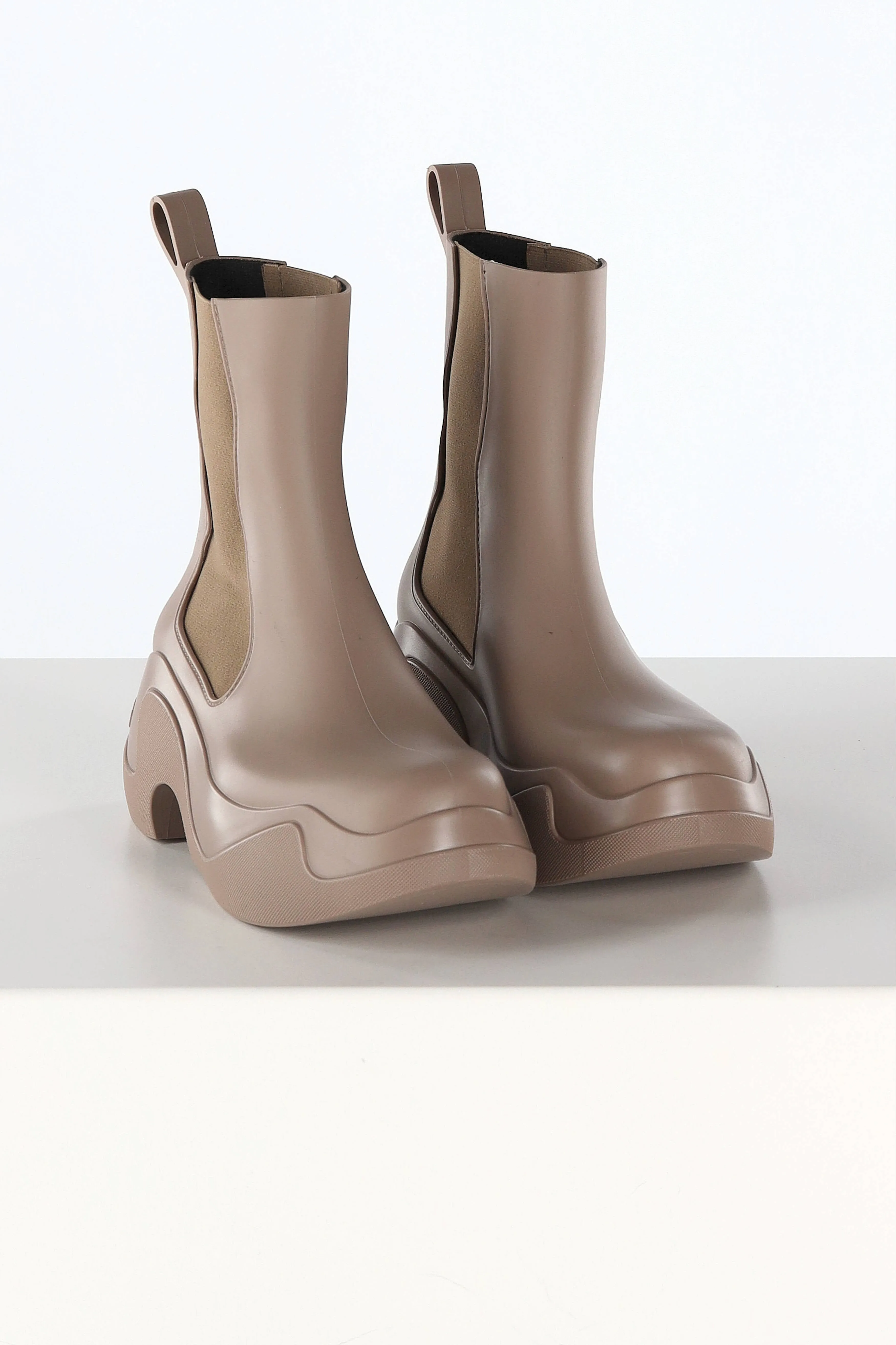 Boots PVC Recyclable in Tortora