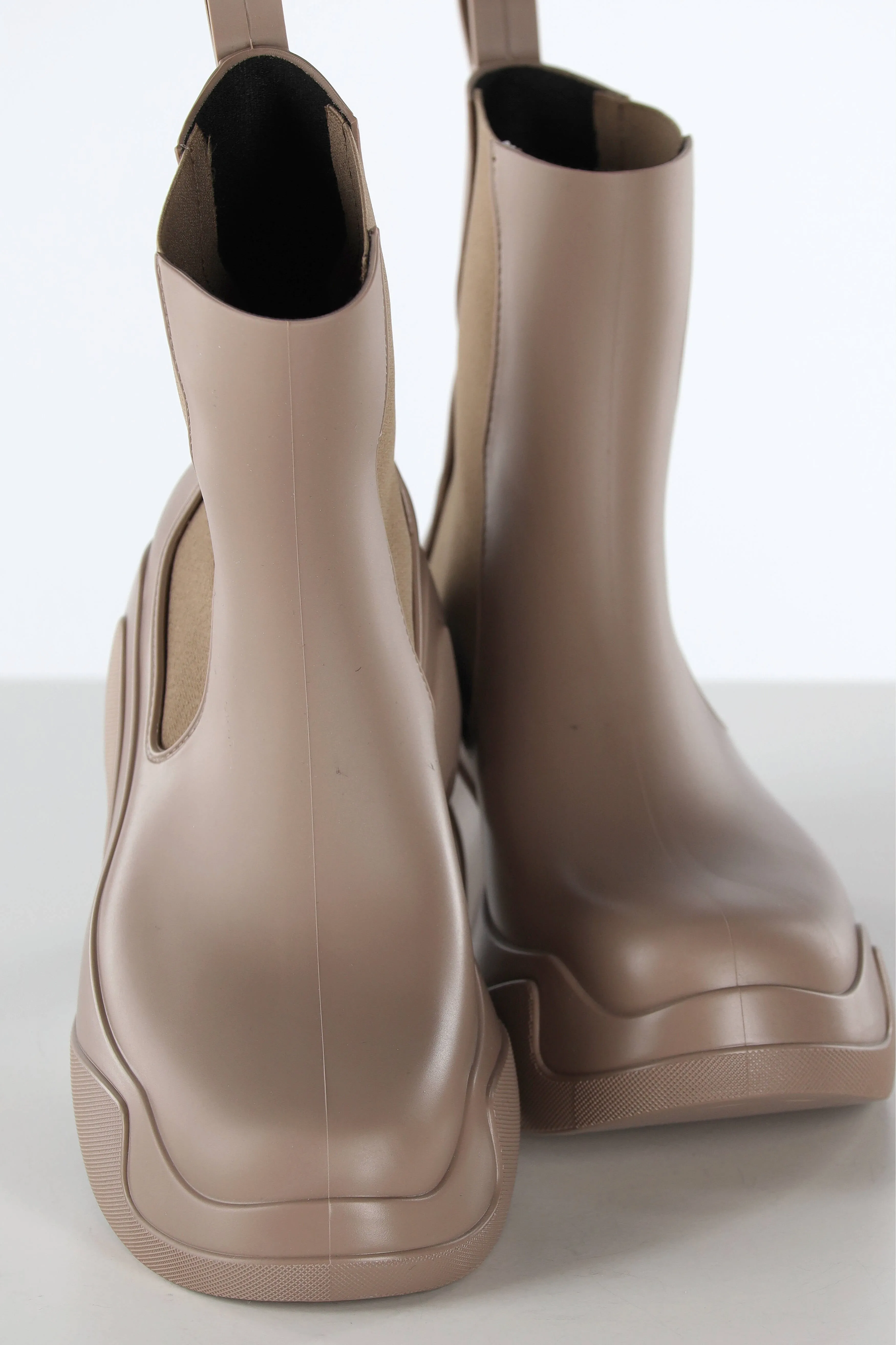 Boots PVC Recyclable in Tortora