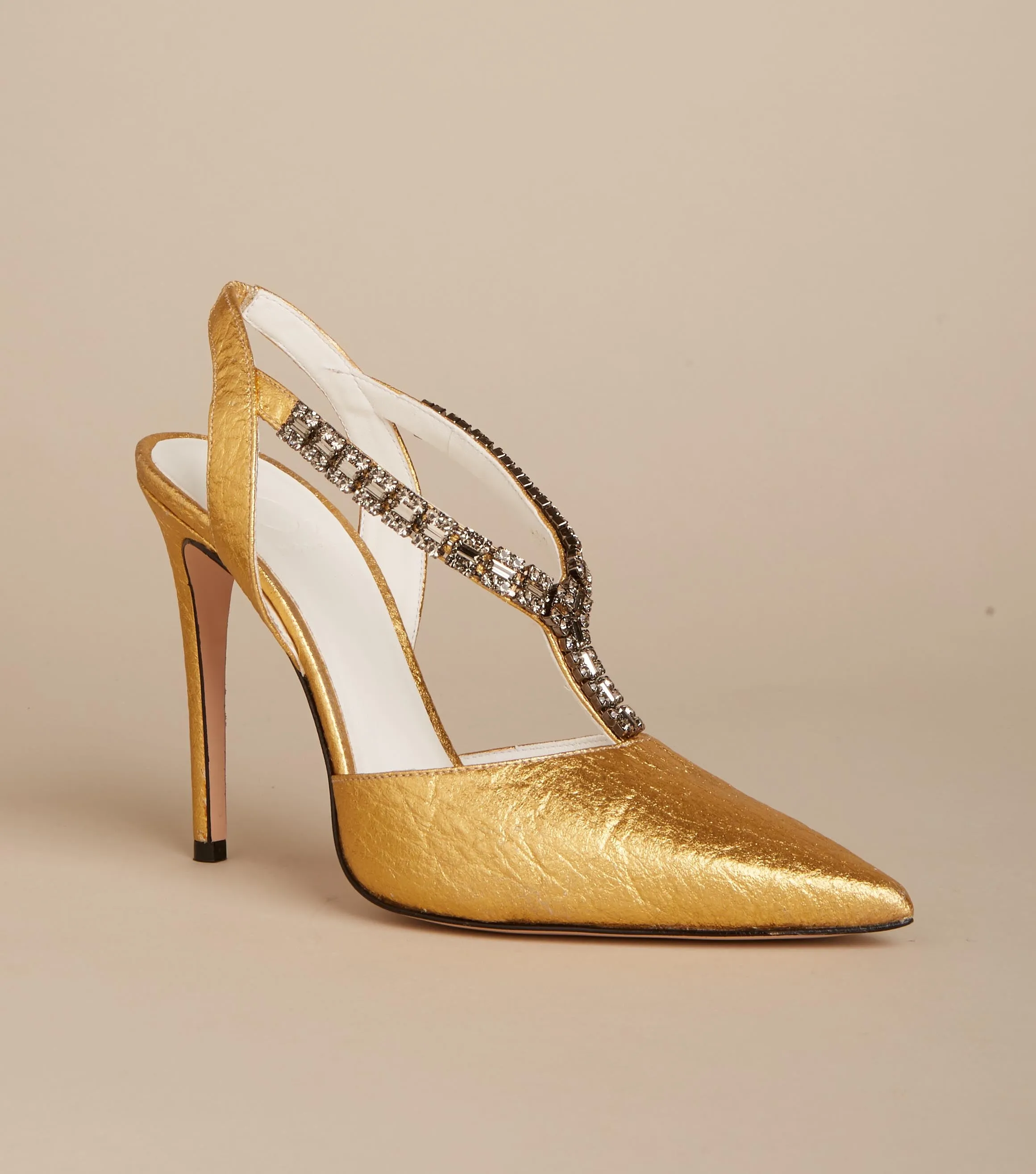 Celia Pumps in Gold