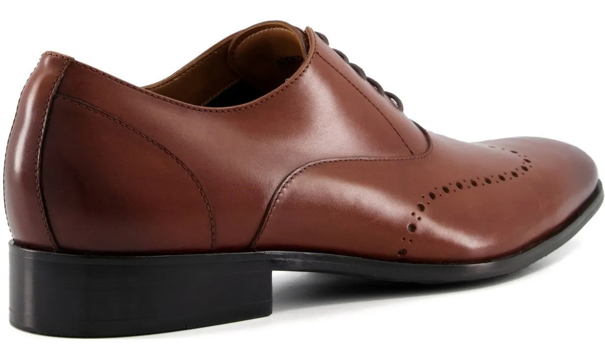 Dune Sycon Mens Leather Lace Up Oxford Shoe