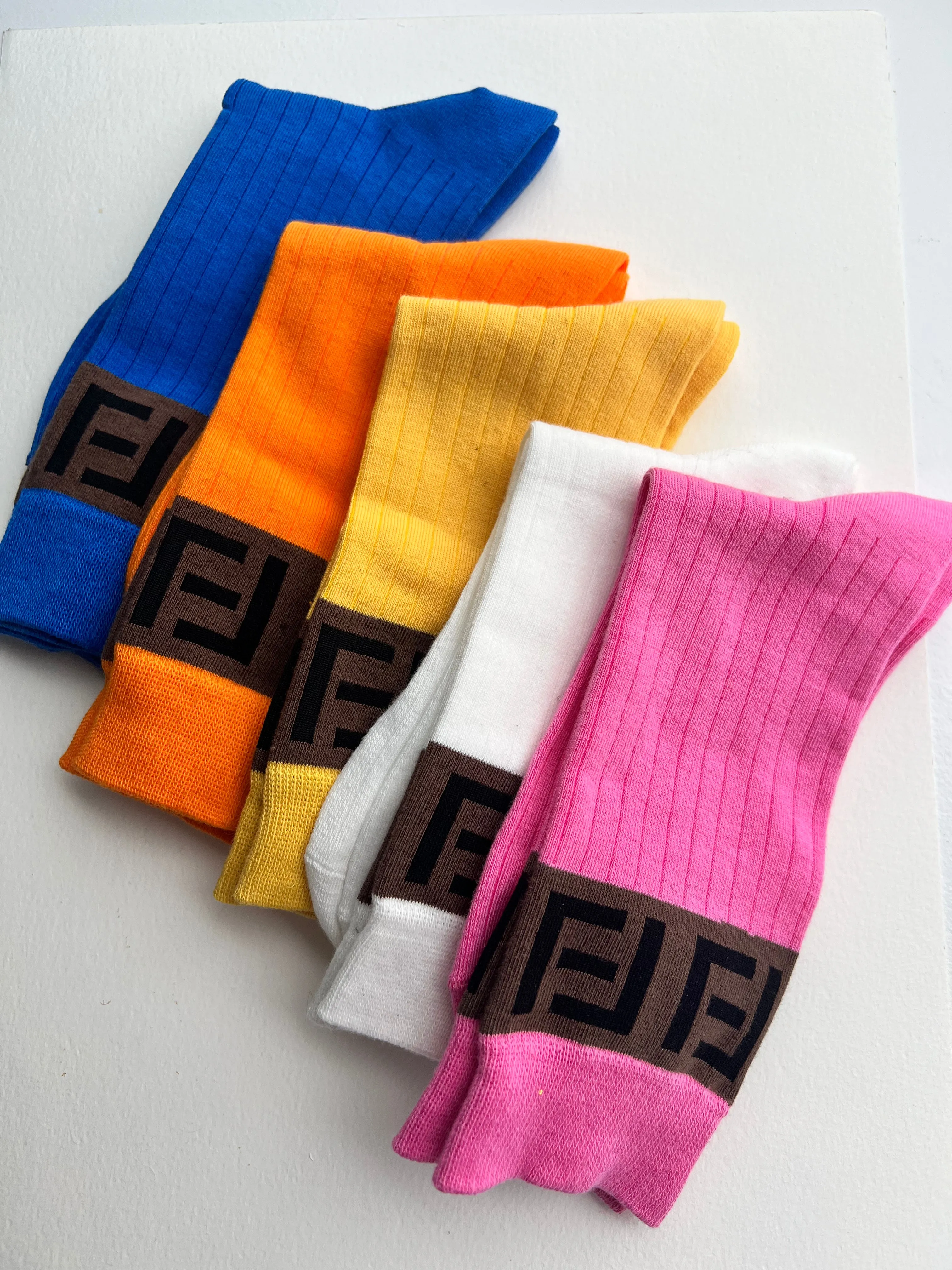 Fendee Multi-Color Socks - Stylish and Comfortable Footwear for Every Occasion