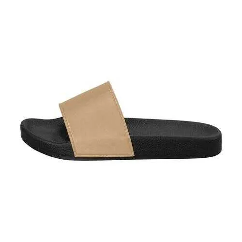 Flip-Flop Sandals, Light Brown Women's Slides