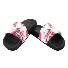 Flip-Flop Sandals, Lipstick Kiss Style Women's Slides