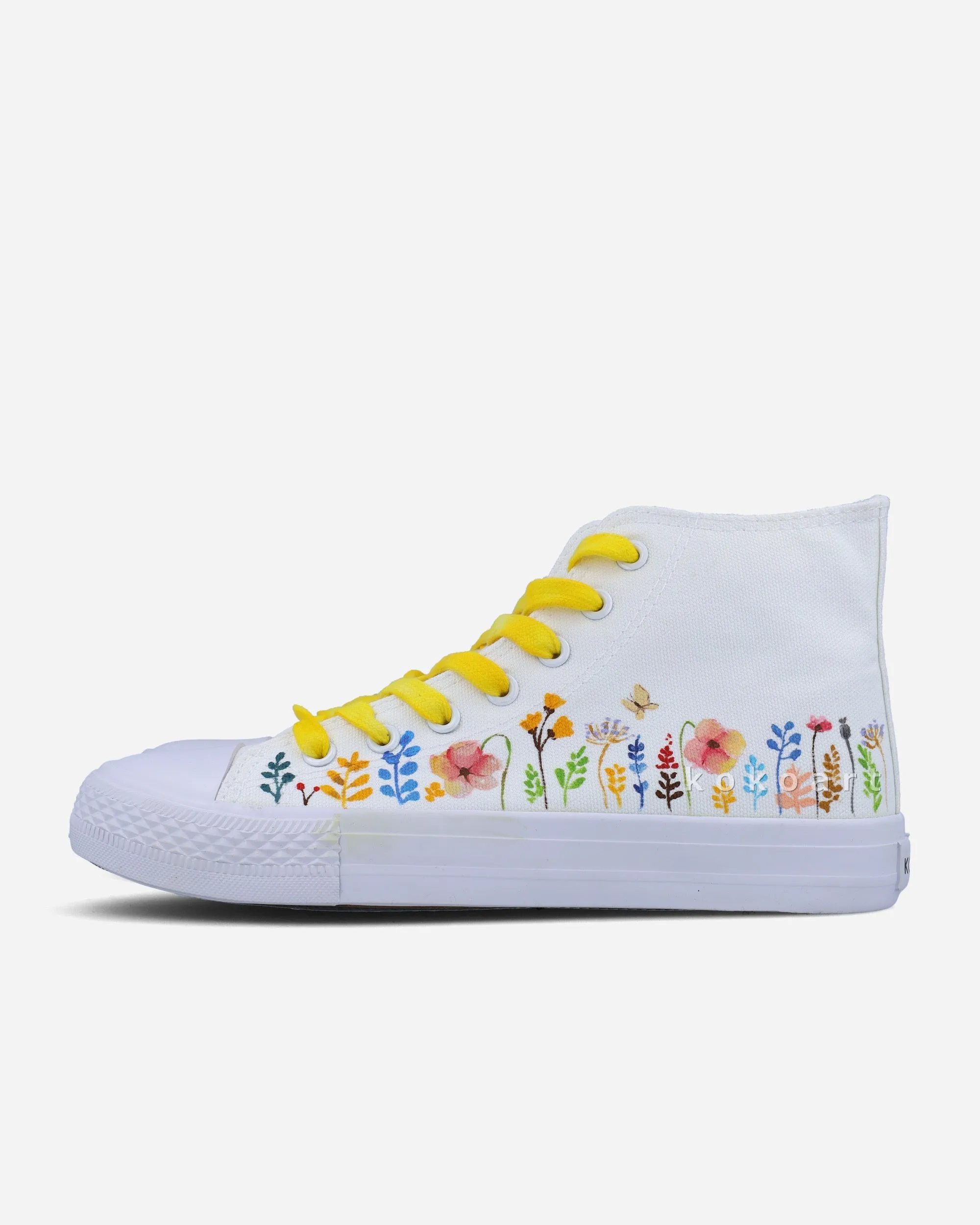 Flowers Hand Painted Shoes