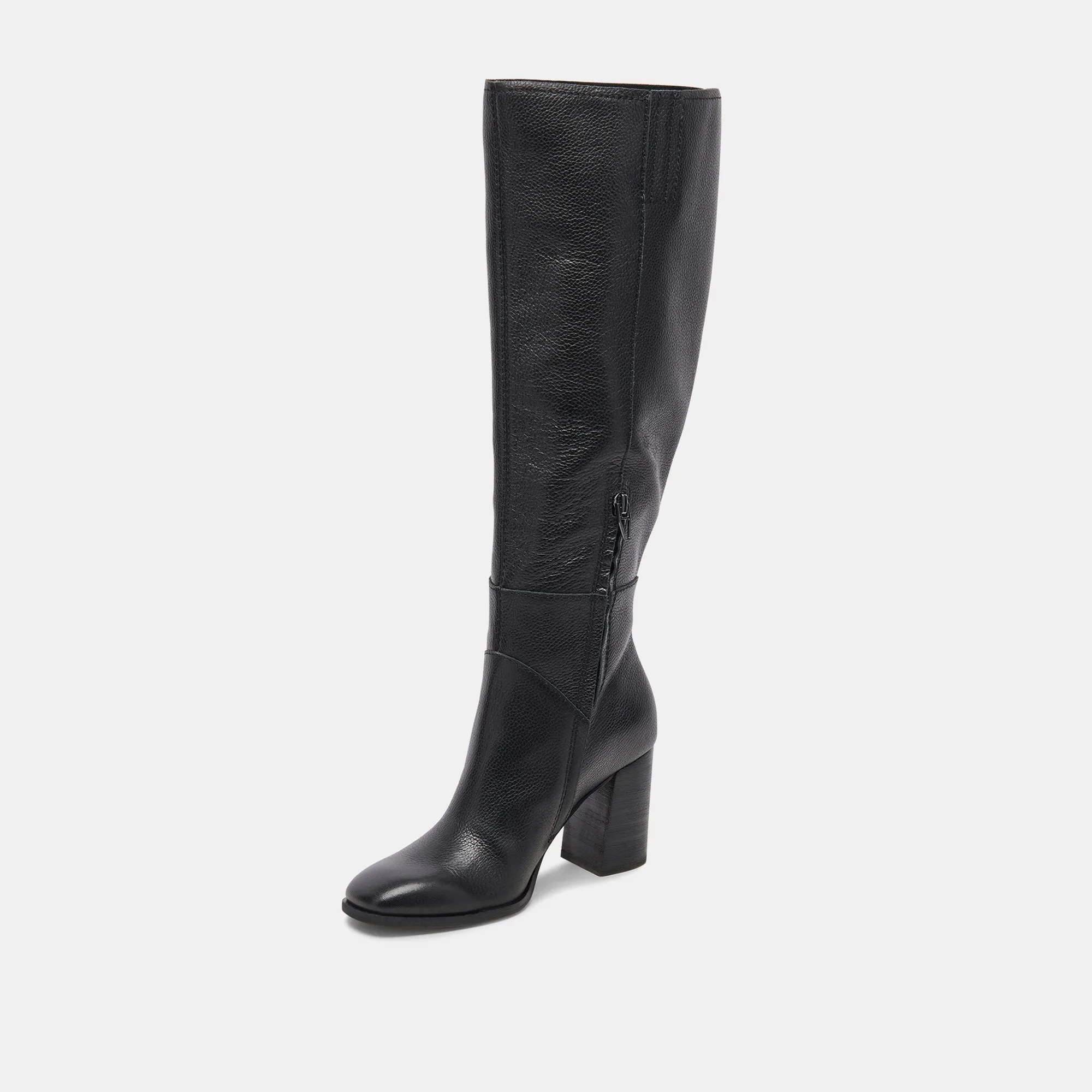 FYNN WIDE CALF BOOTS ONYX LEATHER