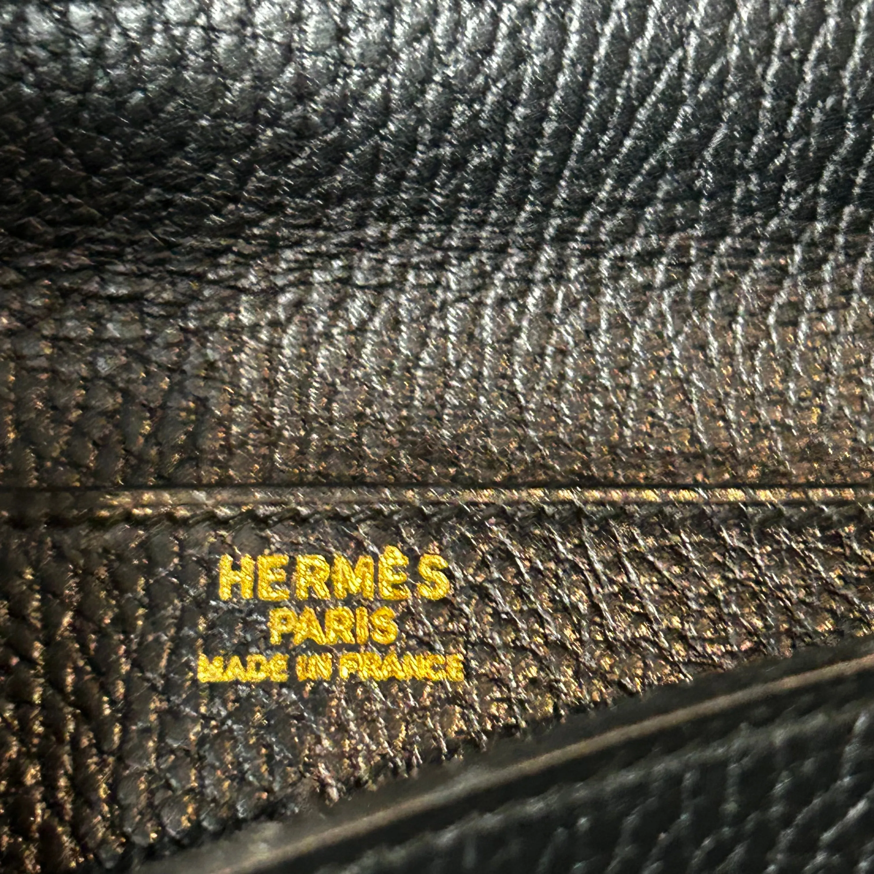 Hermes Black Togo Sac A Depeche 41 Briefcase