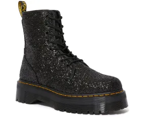 JADON GLTR BLACK CHUNKY GLITTER PLATFORM BOOT