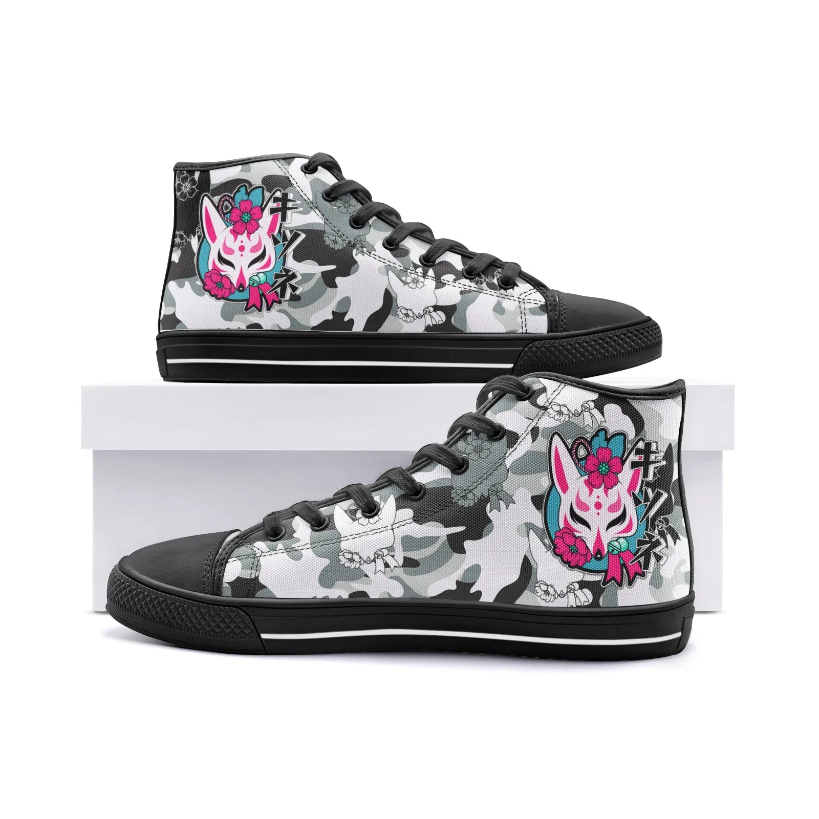 Kitsune Camo High Tops