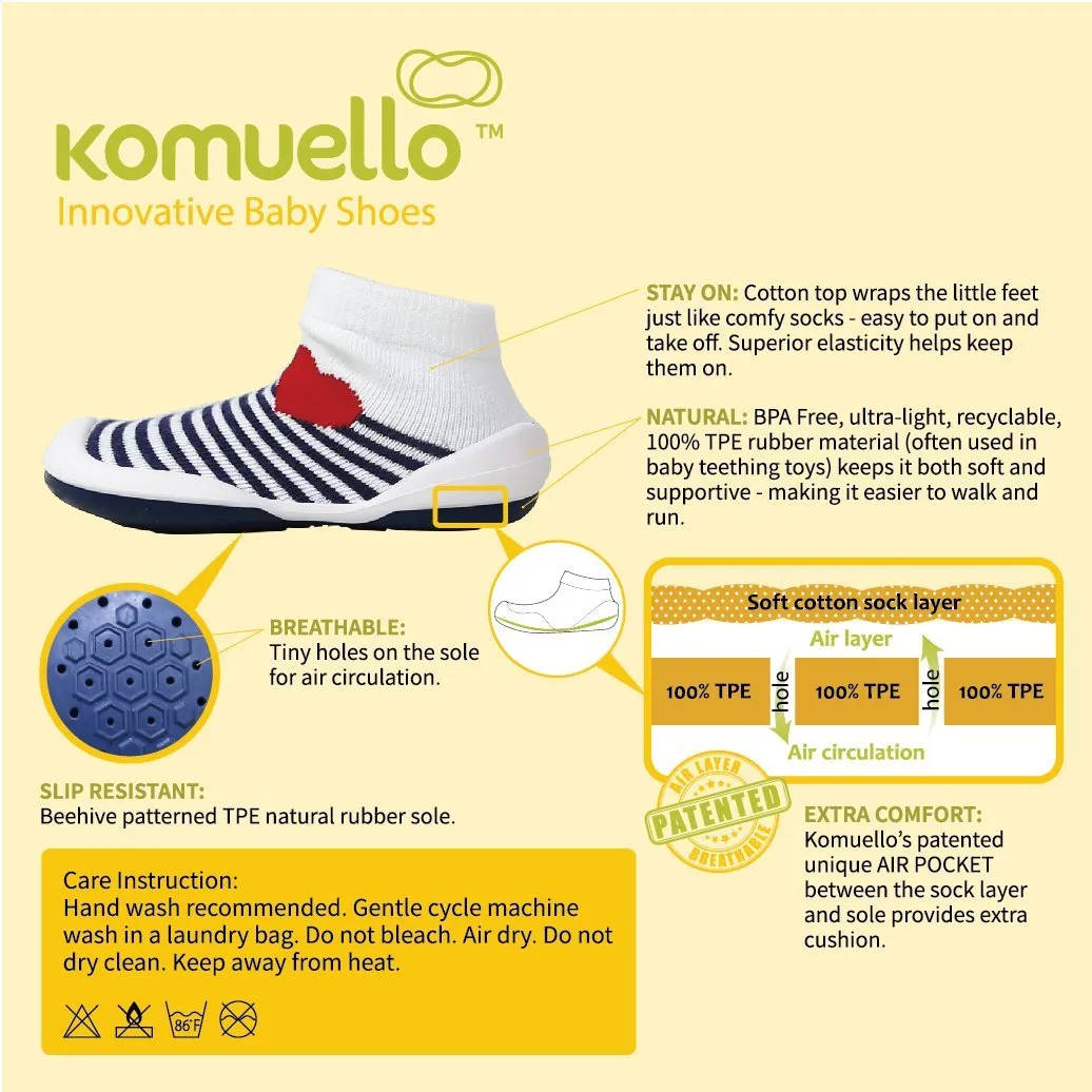 Komuello Baby Shoes - Daisies