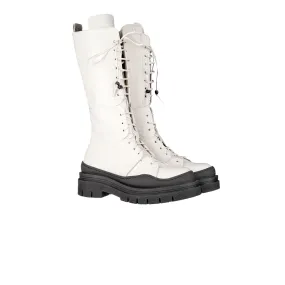 Lace-up Boot Muflone White