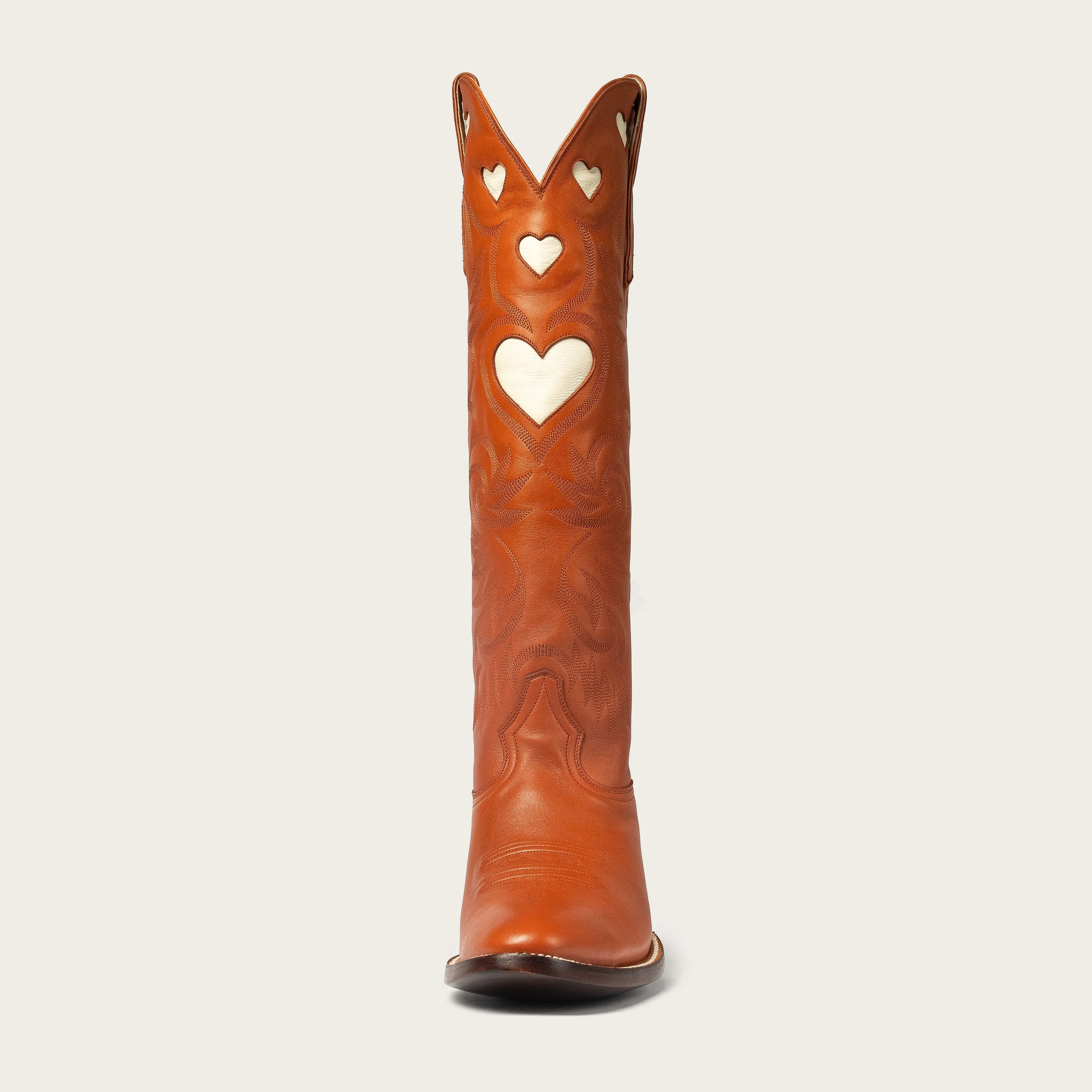 Latigo & Bone Heart Boot