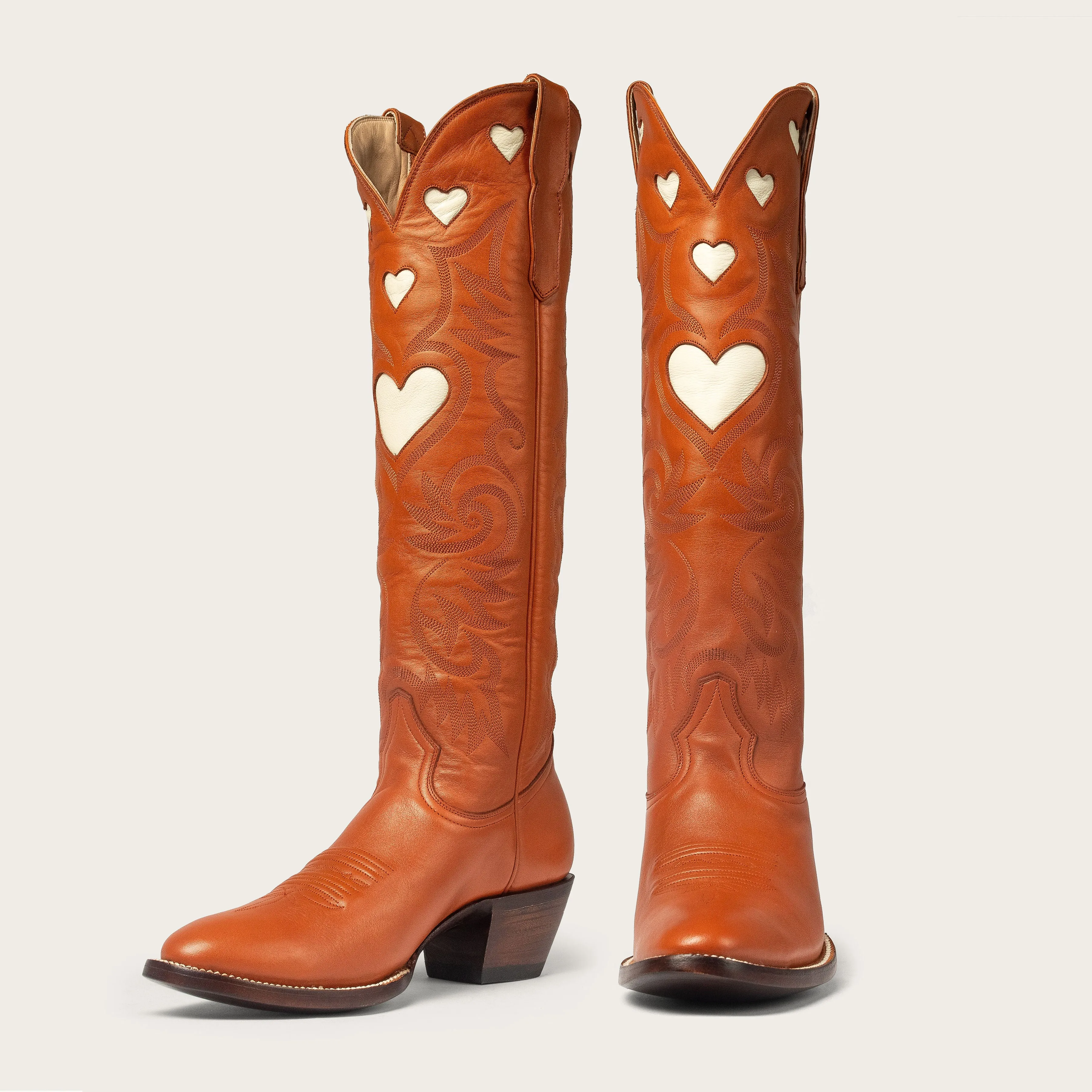 Latigo & Bone Heart Boot