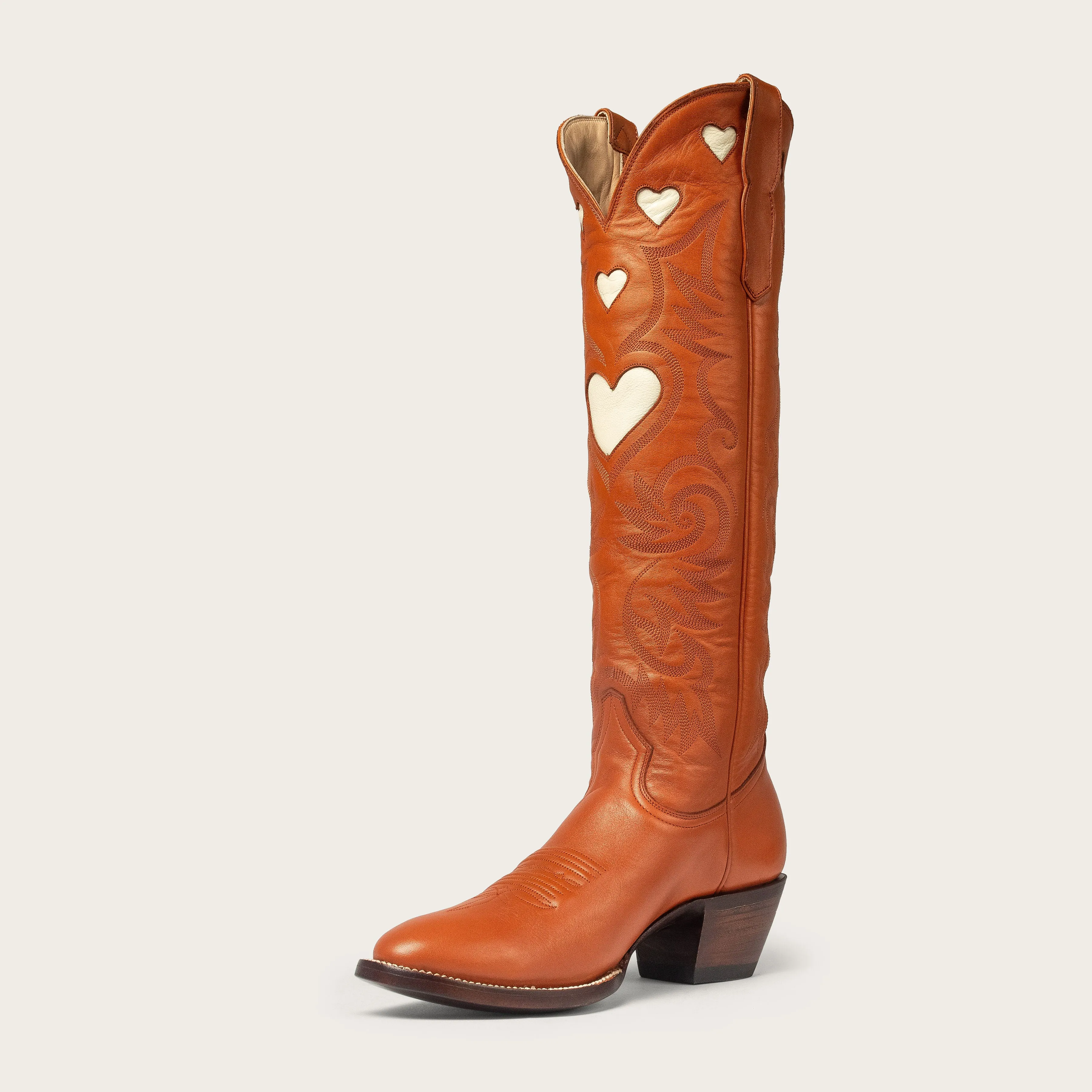 Latigo & Bone Heart Boot