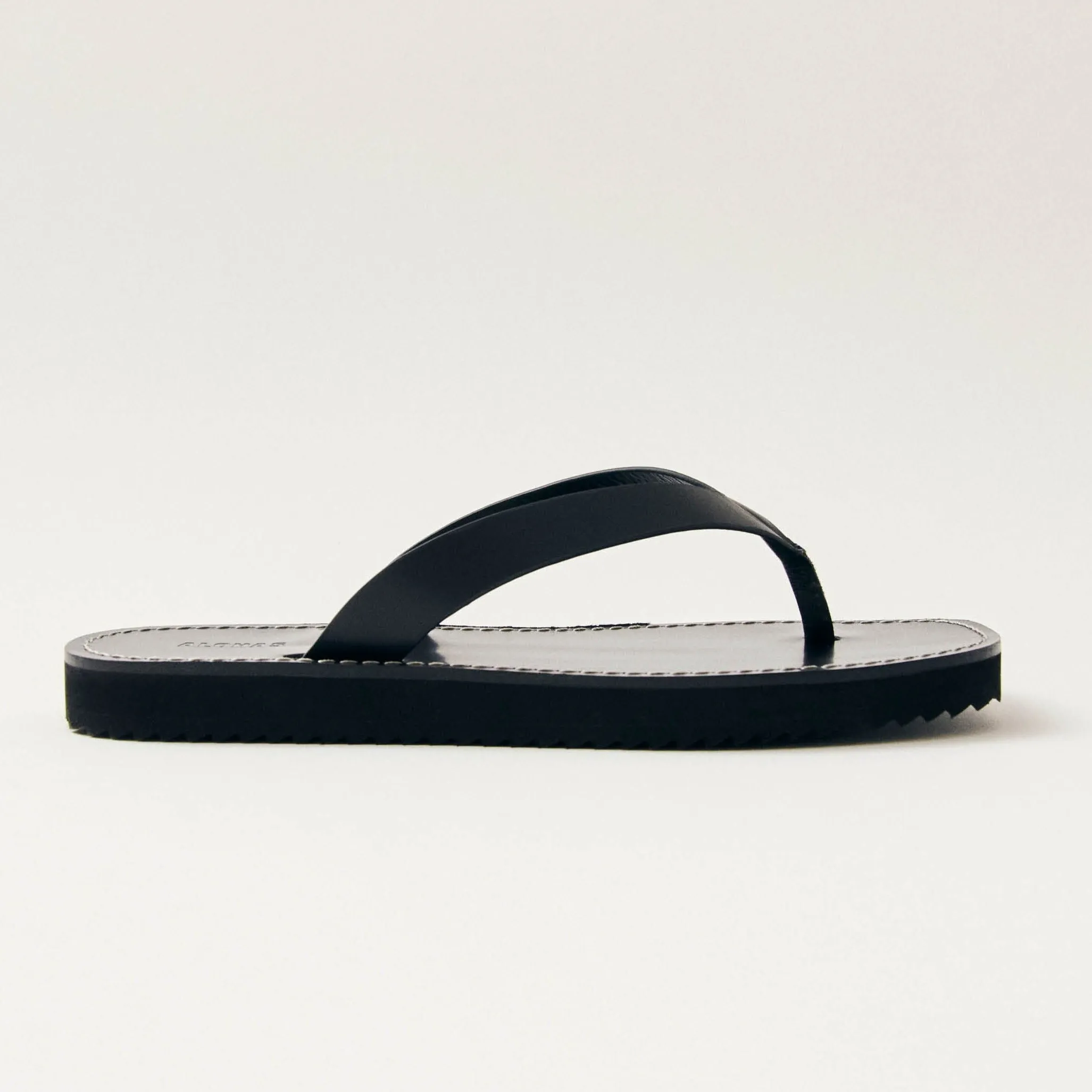 Liora Black Leather Sandals