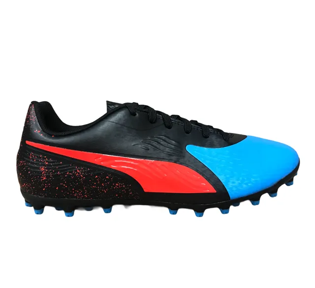 Puma men's football boot One 19.4 MG 105493 01 blue light blue red