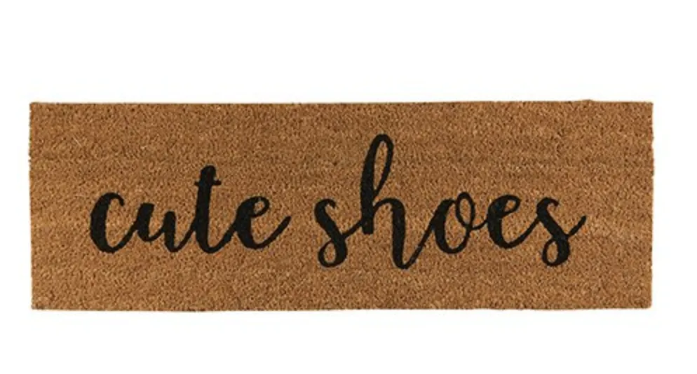 "Cute Shoes" Door Mat