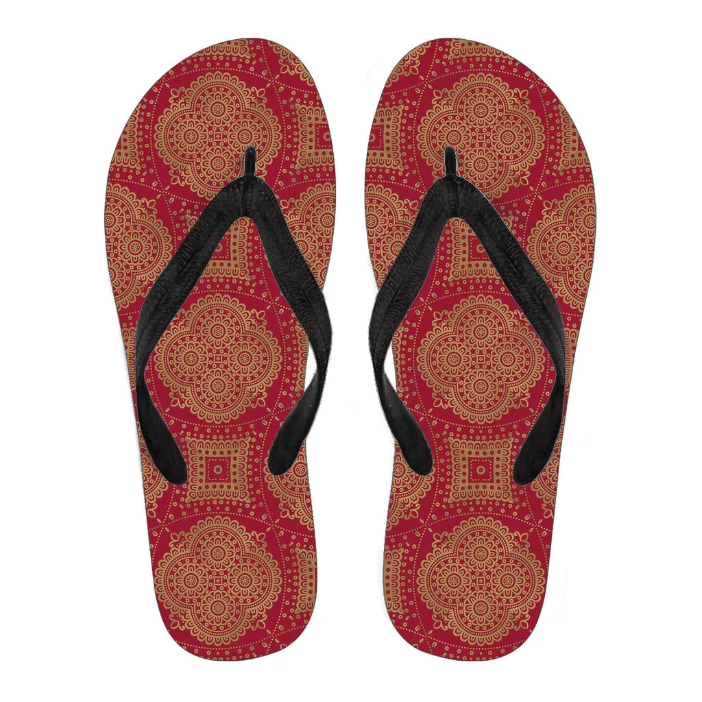 Royal Red Men's Flip Flops