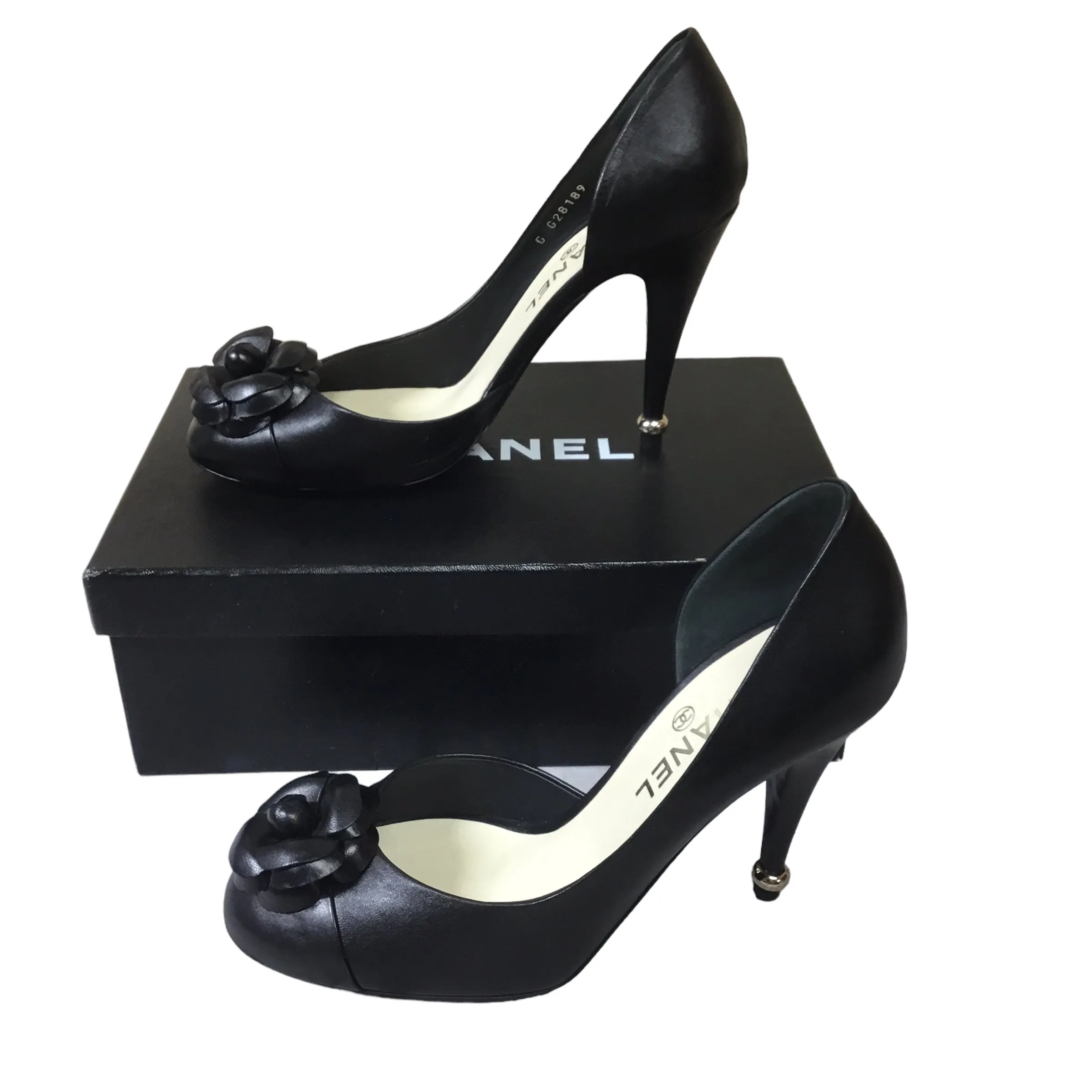 Chanel Stiletto Heels - Size 40 - Elegant High Heeled Shoes for Sophisticated Style