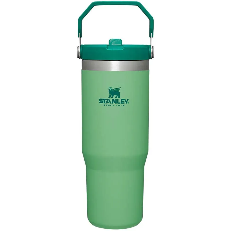 The 30oz IceFlow Flip Straw Tumbler in Jade