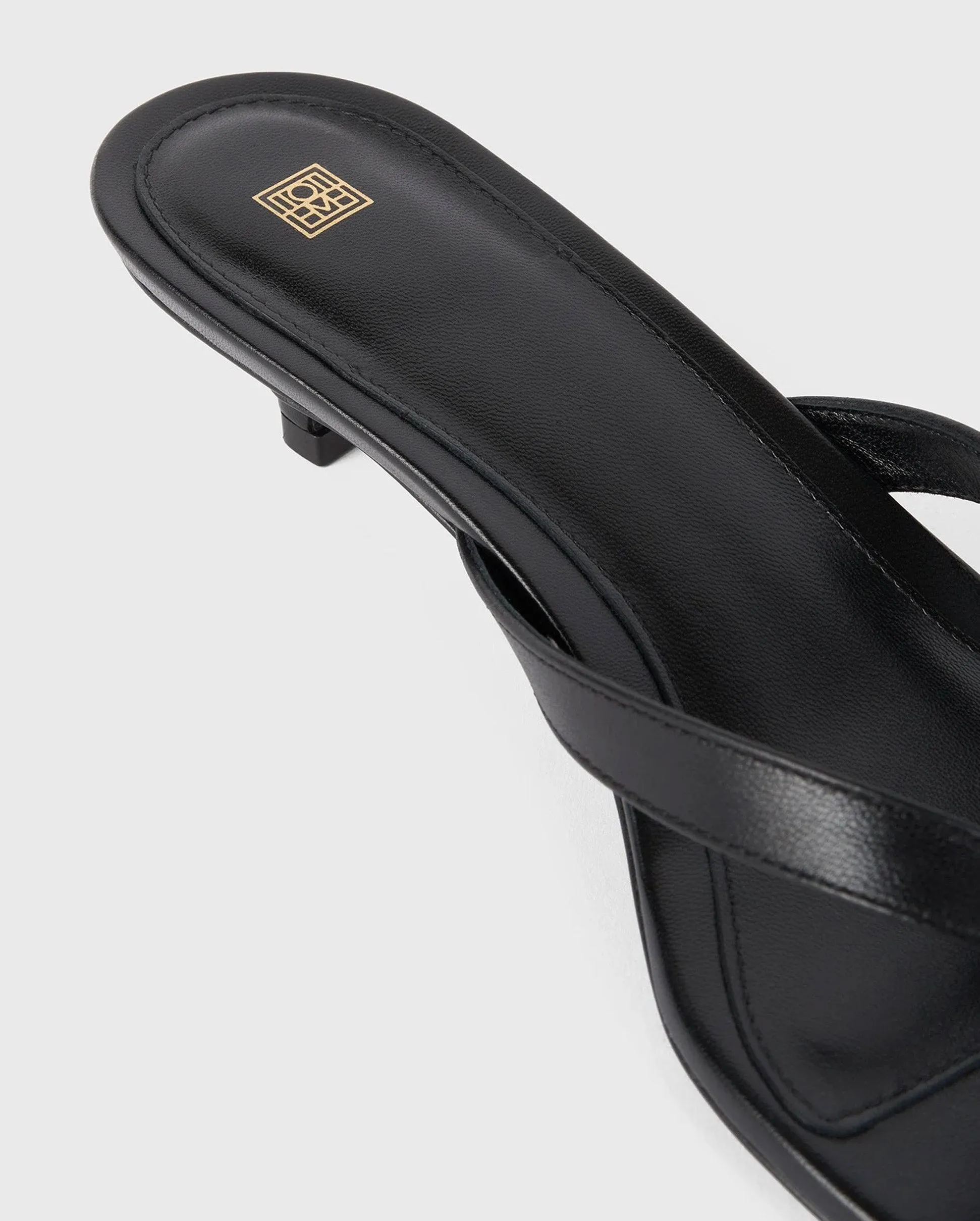 THE FLIP-FLOP HEEL / BLACK