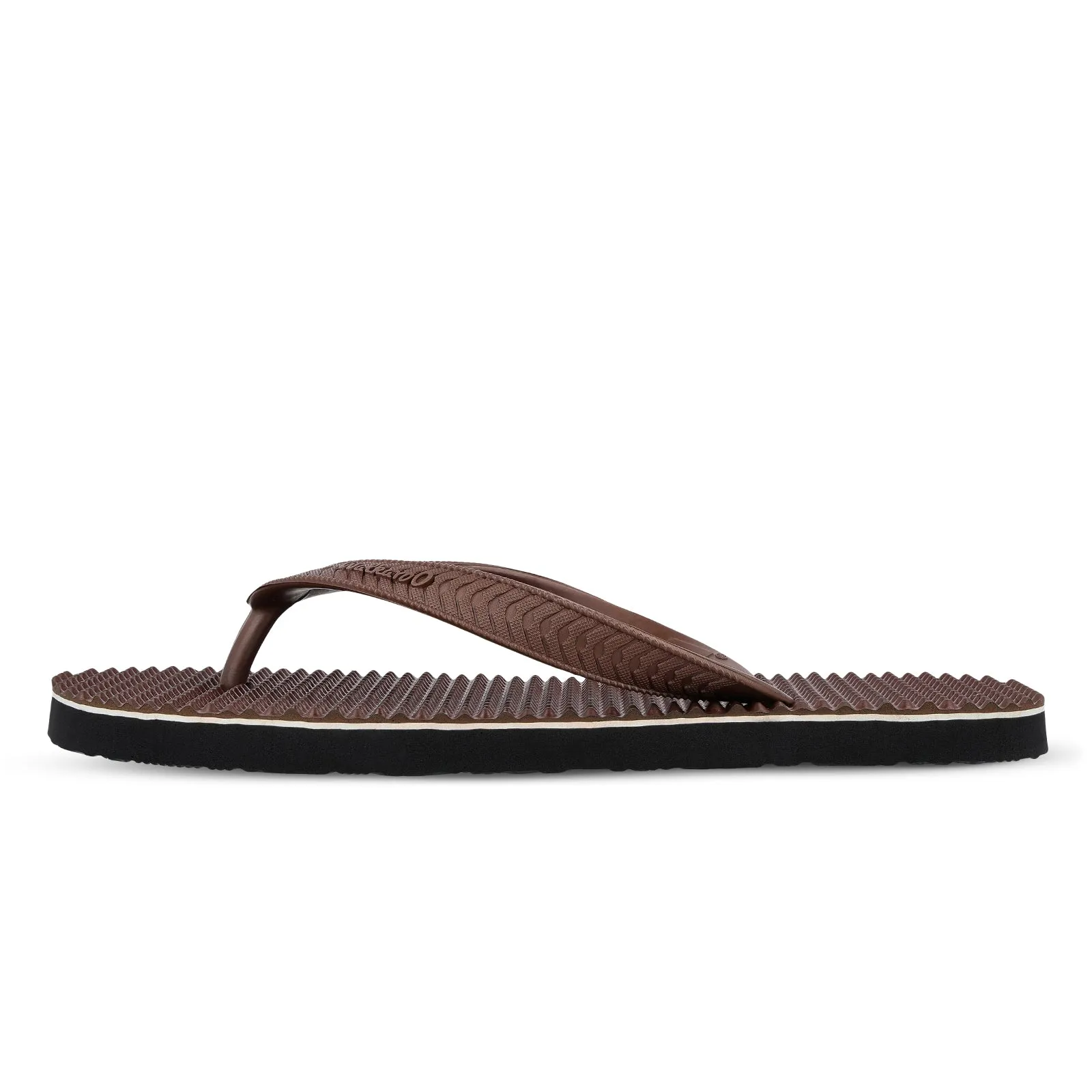 Walkaroo Gents Flip Flop Thong  - HG165 Brown Black