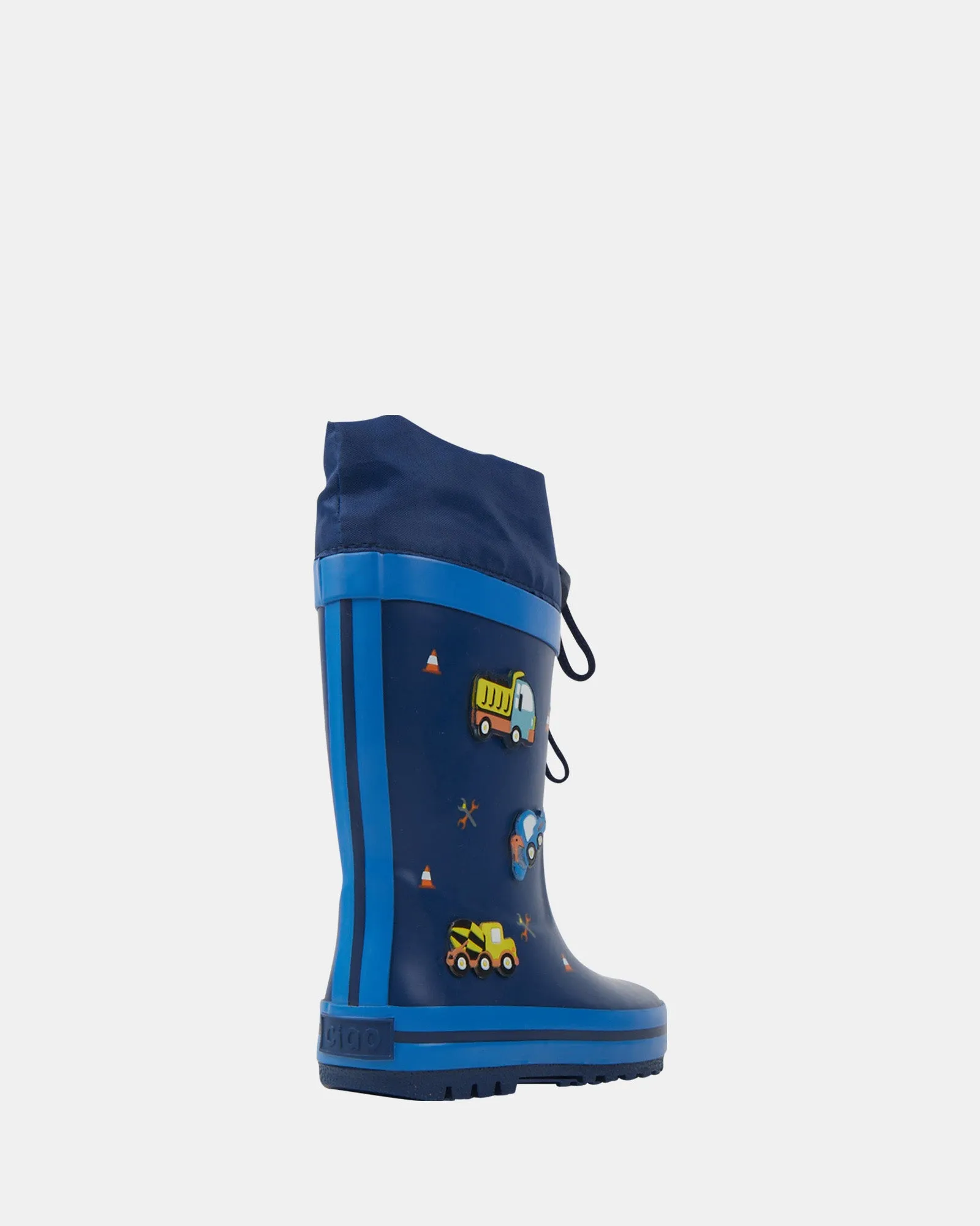 Wheels Gumboot Navy Multi